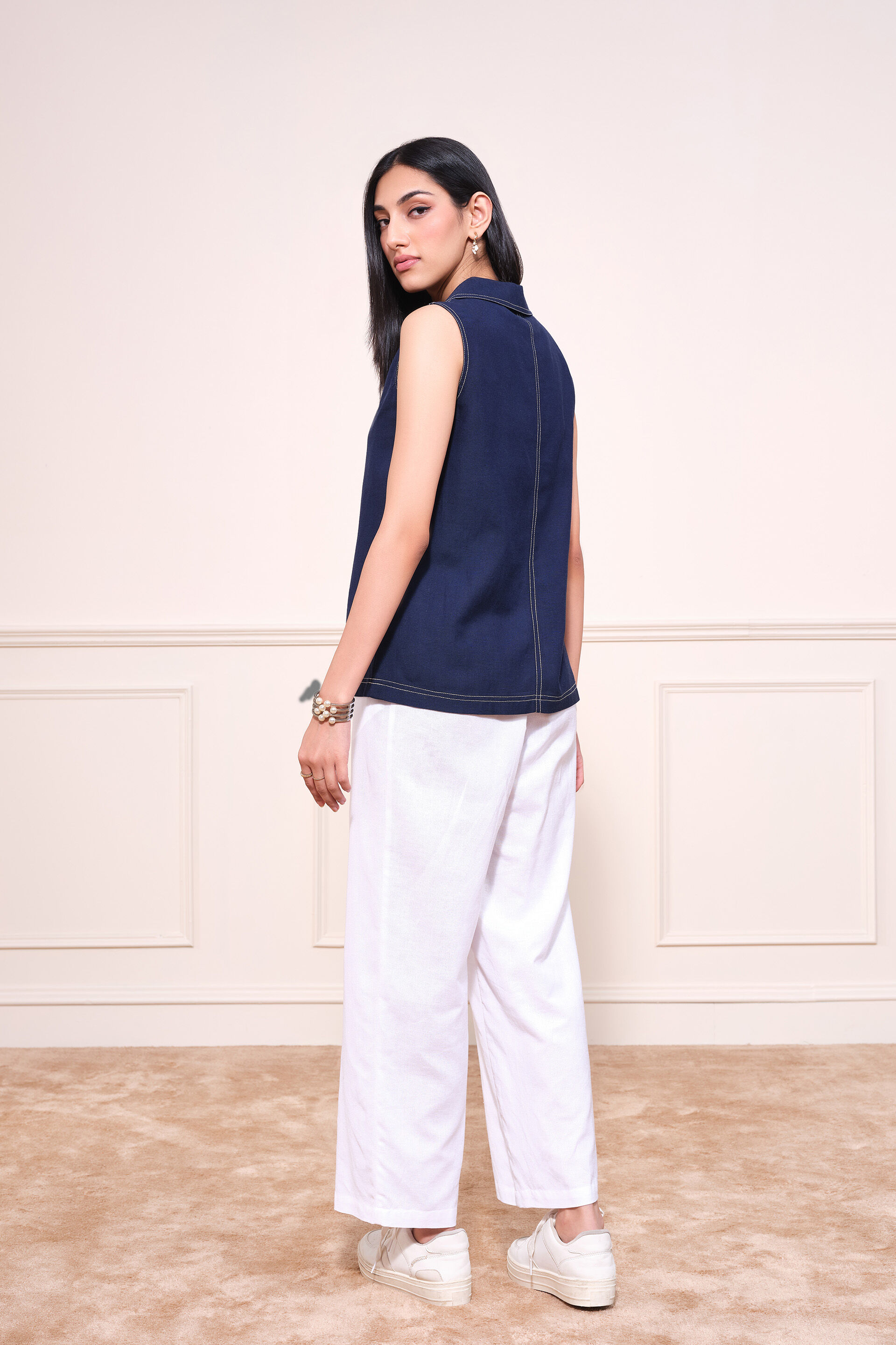 Adoette Top, Dark Blue, image 5